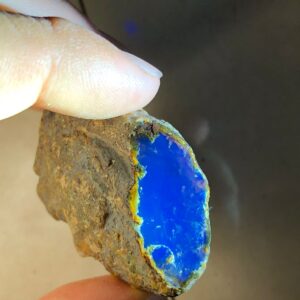 Ocean Blue Amber Rough Stone