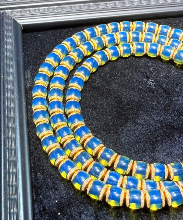 Top blue 18k gold Ultimate roundness - Imagen 2